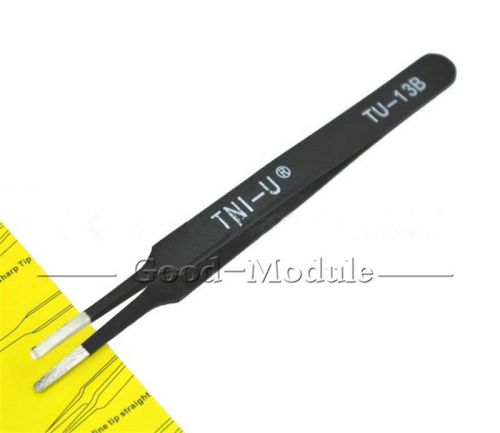 TU-13B Anti-static Tweezer Non-magnetic Straight Tip Tweezer New