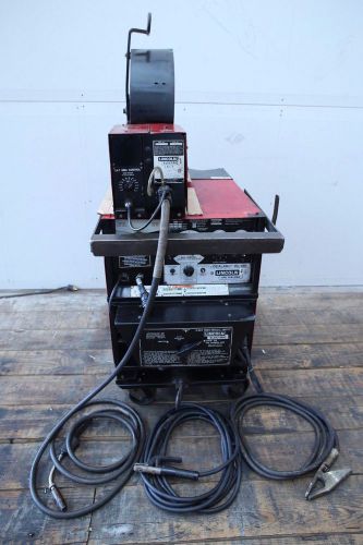 Lincoln dc-400 mig, tig, stick welder w/ ln-7 wire feeder &amp; multi process switch for sale