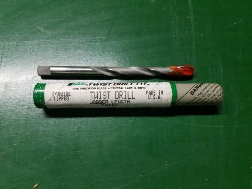 PRECISION DRILL CO. JOBBER LENGTH TAPER SHANK 17/64&#039;&#039;