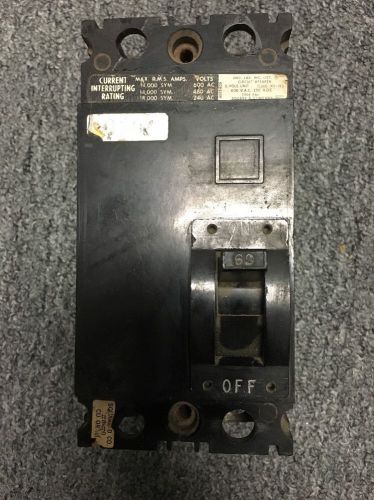 Square D FAL26060 60 Amp 2 Pole Circuit Breaker