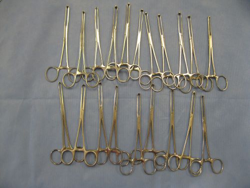 Lot of 20 Allis Tissue Forceps O.R grade 6&#034; or 6-1/4&#034;  - varoius brands