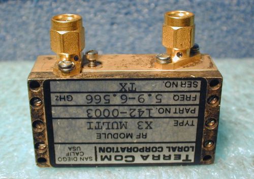 RF Microwave Loral Terra Com X3 multiplier,  5.9--6.5  GHz output