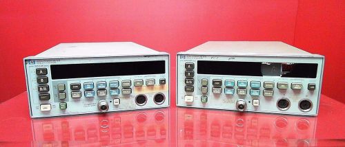 **LOT OF 2** Hewlett Packard - Dual Channel Power Meter - Model 438A (POWERS ON)