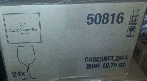 Chef &amp; Sommelier 50816 Cabernet 10.5 oz Tall Wine Glass - 24 / CS