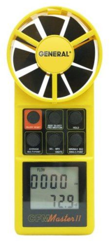 General Tools DCFM8906 Digital Air Flow Meter with CFM Display