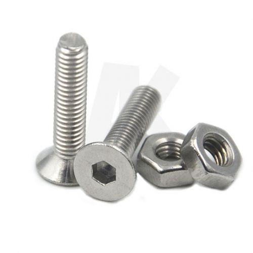 Inner Six Angle Screws Head Hex Allen Steel Countersunk Socket Pcs RC Model New