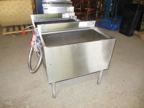 Used Krowne 18-30-7  Ice Bin Bottle Cooler With Bar Beverage Gun