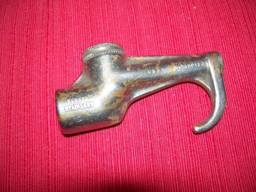 Vintage Stainless steel Schrader Blow Gun Air Nozzle Valve Steam Punk