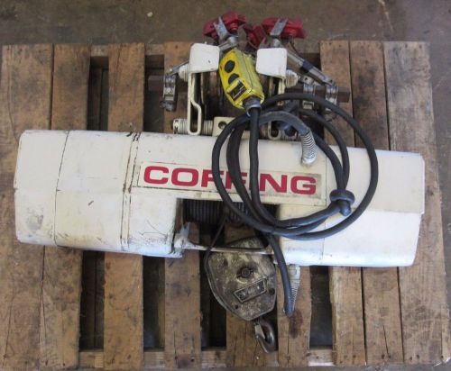 DUFF-NORTON COFFING 1 TON WIRE ROPE HOIST