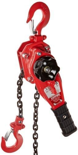 Coffing LSB-1500B-10 Steel LSB-B Model Ratchet Lever Hoist with Hook, 10&#039;