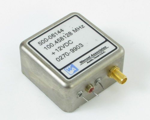 Wenzel Associates 500-06144, Crystal Oscillator, 100.458128 MHz, 12VDC