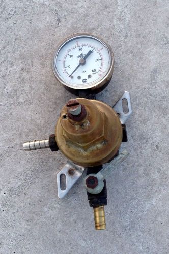 Taprite Co2 Cornelius Regulator- single stage gauge 0-100 psi