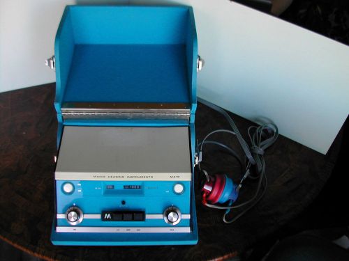 Calibrated Maico MA 19 Screening Audiometer - 2016 Cal  Compare!