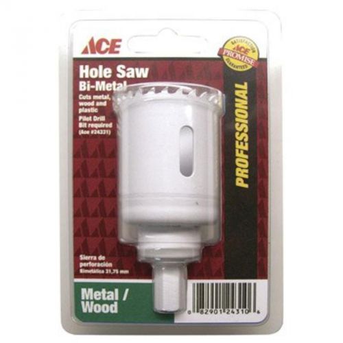 Hole saw 1-1/4&#034; w/arbor m.k. morse socket 24310a 082901243106 for sale