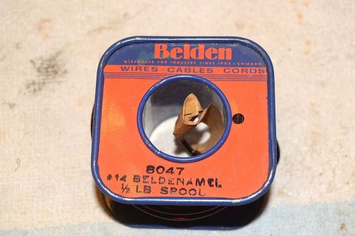 BELDEN 8047 BELDENAMEL #14 ENAMELED MAGNET WIRE 1/2 pound spool