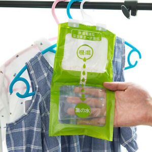 Moisture Absorbent Bag Hanging Wardrobe Closet Dehumidizer Desiccant Small Bag