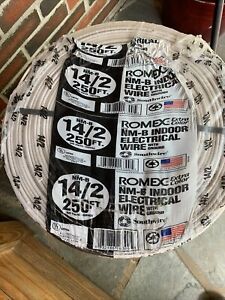 250-ft 14/2 Romex SIMpull Non-Metallic Wire NM-B Cable Indoor Wire(By-the-Roll)