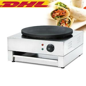 16&#034; Commercial Electric Crepe Maker Baking Pancake Machine Hotplate Nonstick FDA