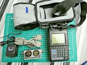 BIRD 5000-EX Digital RF WATTMETER W/SENSOR+DPM 50W+5 W+ SHOULDER CASE, TESTED!