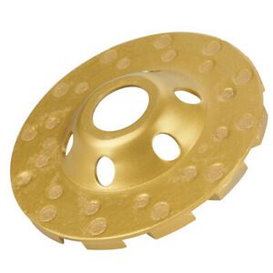 100mm*4.5mm Segment Grinding Wheel Disc 6 Holes For Marble Concrete Stone