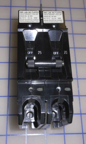 5 Pcs - Carlingswitch Circuit Breaker EA2-B0-16-625-1DA-BC 25 amp 2 Pole Carling