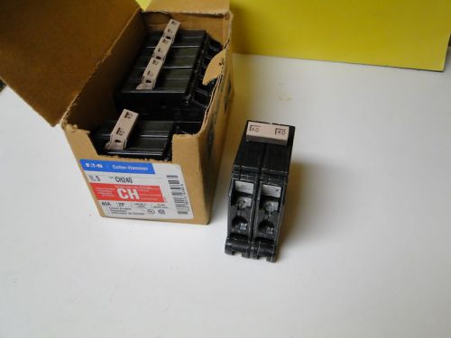 Cutler hammer 40a circuit breaker ch240 box of 5 for sale