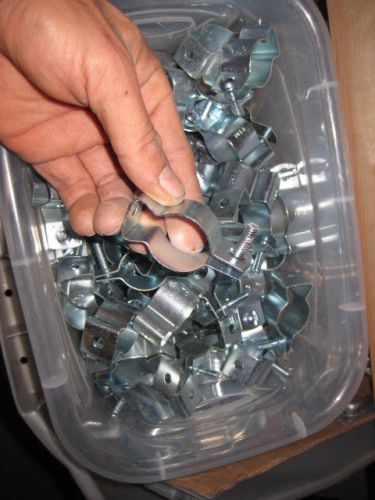 Emt 1&#034; conduit clips  (50) for sale