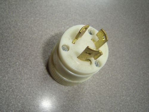 Bryant 70615-np nema l6-15, 2p 3w 15a 250vac grounding locking plug new for sale