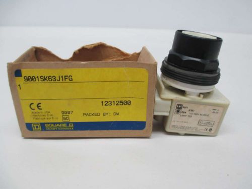 NEW SQUARE D 9001SK63J1FG SELECTOR SWITCH 120V-AC D344327