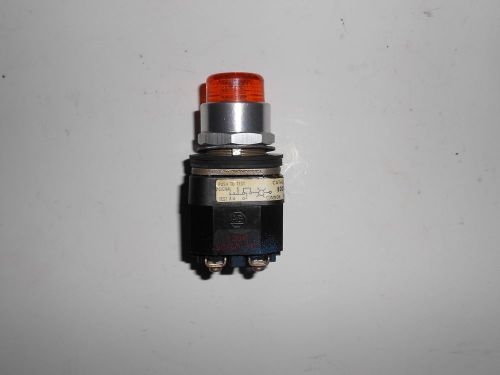 Used Allen Bradley 800t-pt16a amber push button 120v 5 available