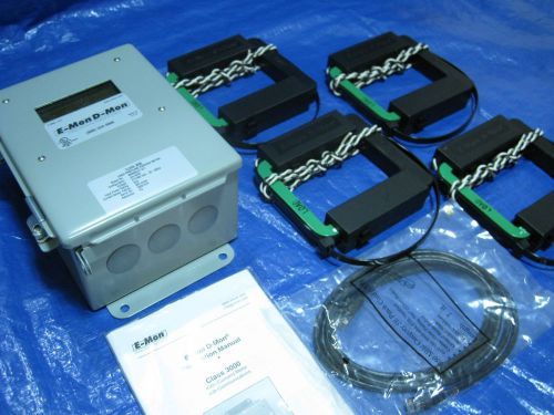 E-MON D-MON (480800CET KIT) CLASS 3000 LOAD PROFILING KWH/ KW METER w/ NETWORK