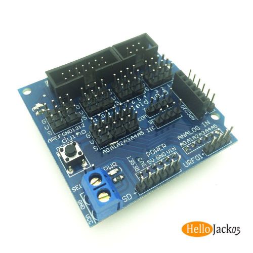 V5 Sensor Shield for Arduino APC220 Bluetooth RS232 Analog Module Servo Motor