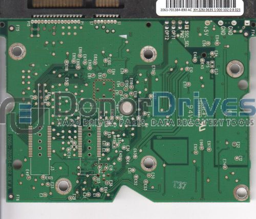 WD1500AHFD-00RAR1, 2061-701384-890 AC, WD SATA 3.5 PCB + Service