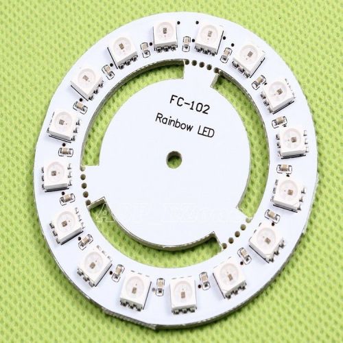 WS2811 5050 RGB LED Lamp Panel Module Round 16-Bit 60mm 5V Rainbow LED