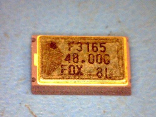 4-PCS OSCILLATOR/RESONATOR FREQUENCY FOX F3165-48.000MHZ 316548000 F316548000MHZ