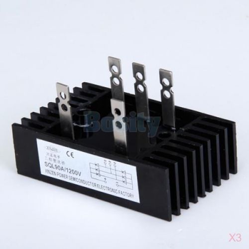 3x Bridge Rectifier 3 Three Phase Diode 90A 1200V SQL90A