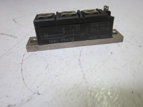 IOR IRKL 71-12 THYRISTOR MODULE *USED*