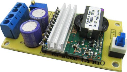 High Efficient high current DC-DC 9-16V to 2V-12V Adjustable15A step down module