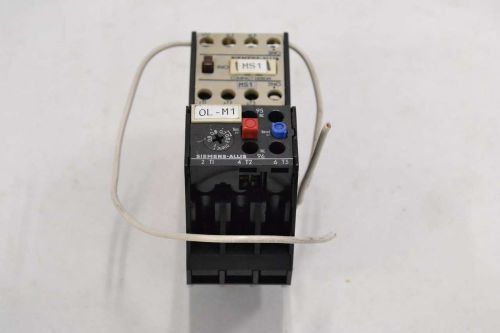 SIEMENS-ALLIS C210C 3 OLR0100CC0 RELAY SIZE 0 120V-AC 5HP MOTOR STARTER B335135