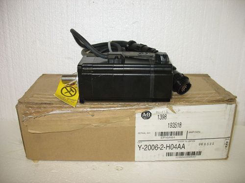 Allen Bradley Y-2006-2-H04AA 230V 5000 RPM Brake Encoder Servo Motor Ser. B New