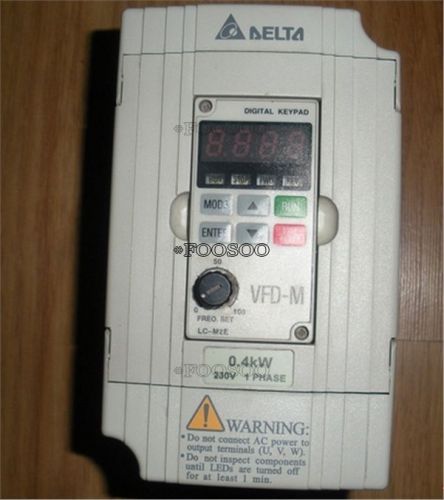 USED DELTA INVERTER VFD004M21A 0.4KW 220V TESTED