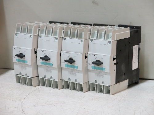 4 allen bradley 3rv1742-5ed10 circuit breakers, 30 amp, 600 vac, 3-pole for sale