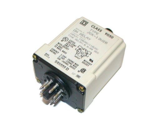 Square d time delay relay 110/120 vac 0.6-60 sec.  model  9050jck-13v20 for sale