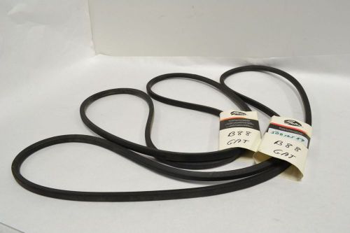 Lot 2 new gates b88 rubber hi-power ii 91x5/8in v-belt b259536 for sale