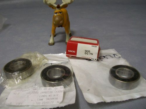 Nice 1630 dctn 3/4&#034; id deep groove ball bearing lot of 3 for sale