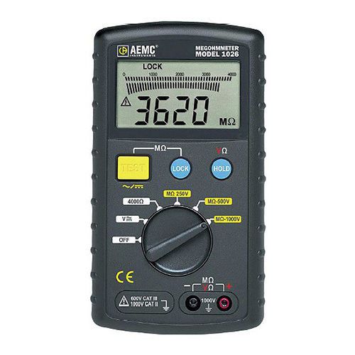 Aemc 1026 megohmmeter / insulation tester for sale