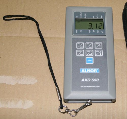 Alnor axd 550 micromanometer for sale