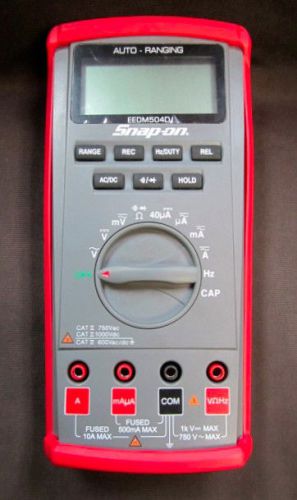 Snap-On EEDM504D Digital Auto Ranging MultiMeter Diagnostic Tool