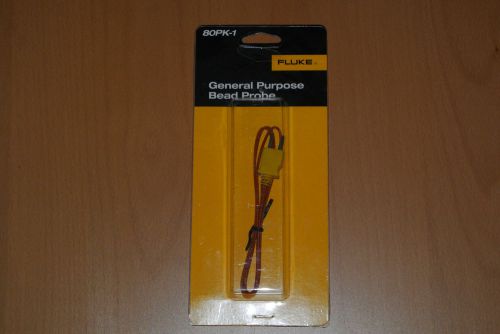 Fluke 80pk-1 beaded k-type thermocouple probe for sale