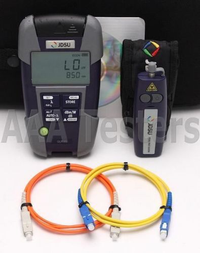 JDSU Acterna OLP-35 SM MM Fiber Optic Power Meter w/ FFL-050 VFL OLP 35 FFL 050